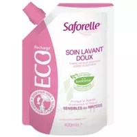 Saforelle Solution Soin Lavant Doux Eco-recharge/400ml à Sarrebourg