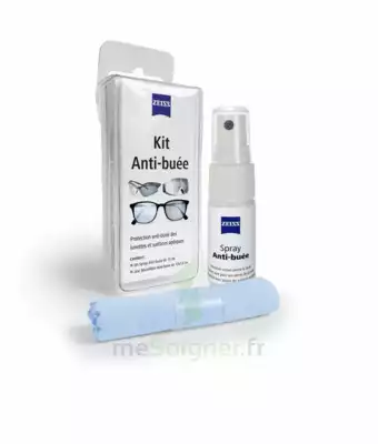 Zeiss Kit Spray Antibuée Fl/15ml + Tissu Microfibres à Sarrebourg