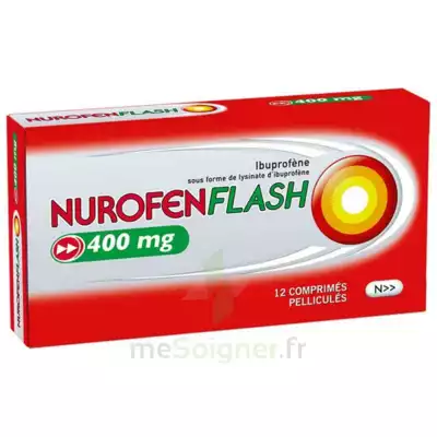 Nurofenflash 400 Mg Comprimés Pelliculés Plq/12 à Sarrebourg